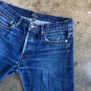 A.P.C raw denim